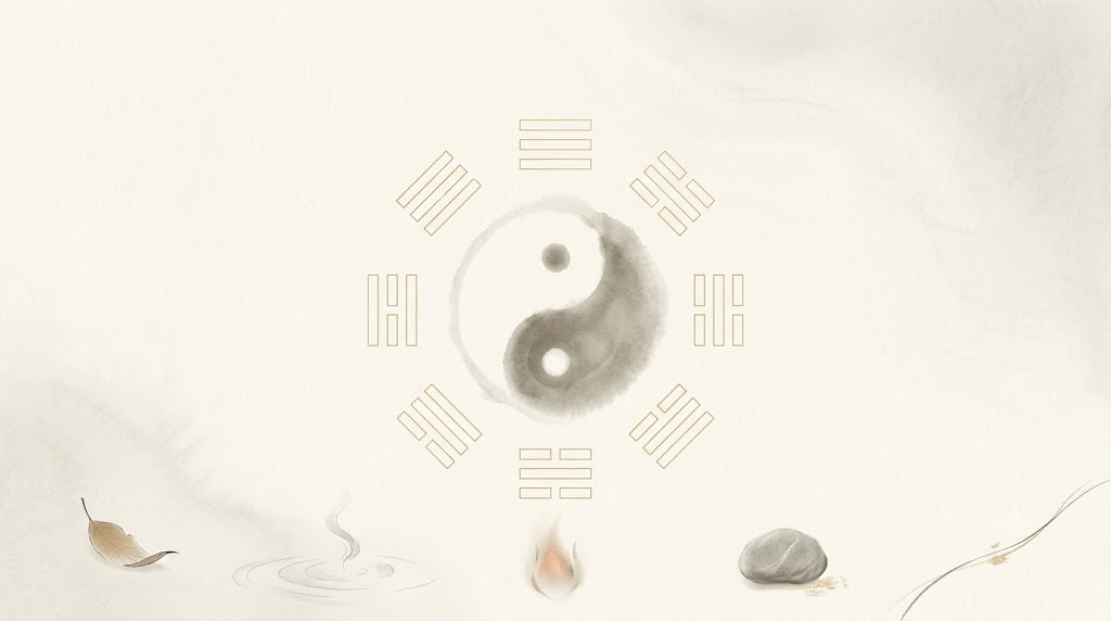 太極八卦五行意象圖，象徵十三勢的宇宙能量結構